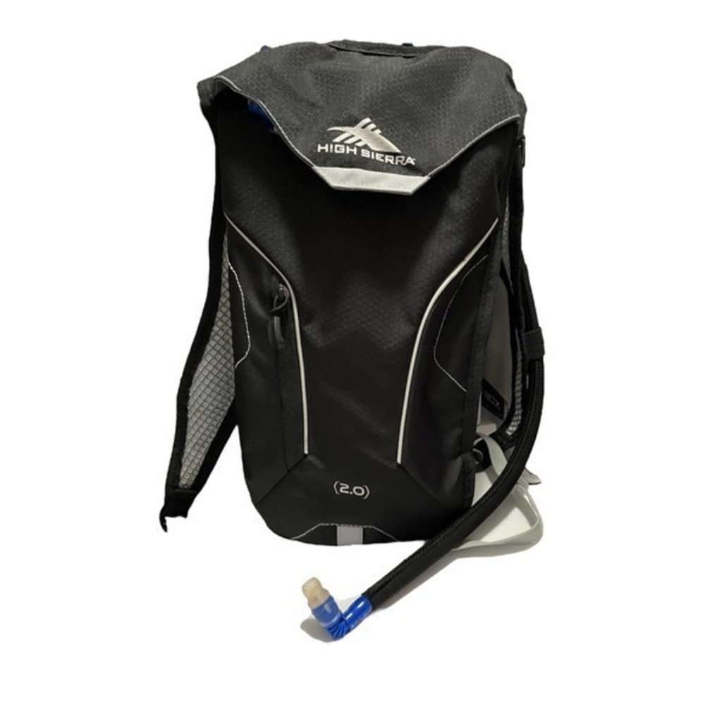 High Sierra Wave 70 Camping/Hiking Hydration Backpack w/2 Liter Reservoir -Black